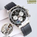 C factory ROLEX 4131 Automatic Movement Black 40MM Watch